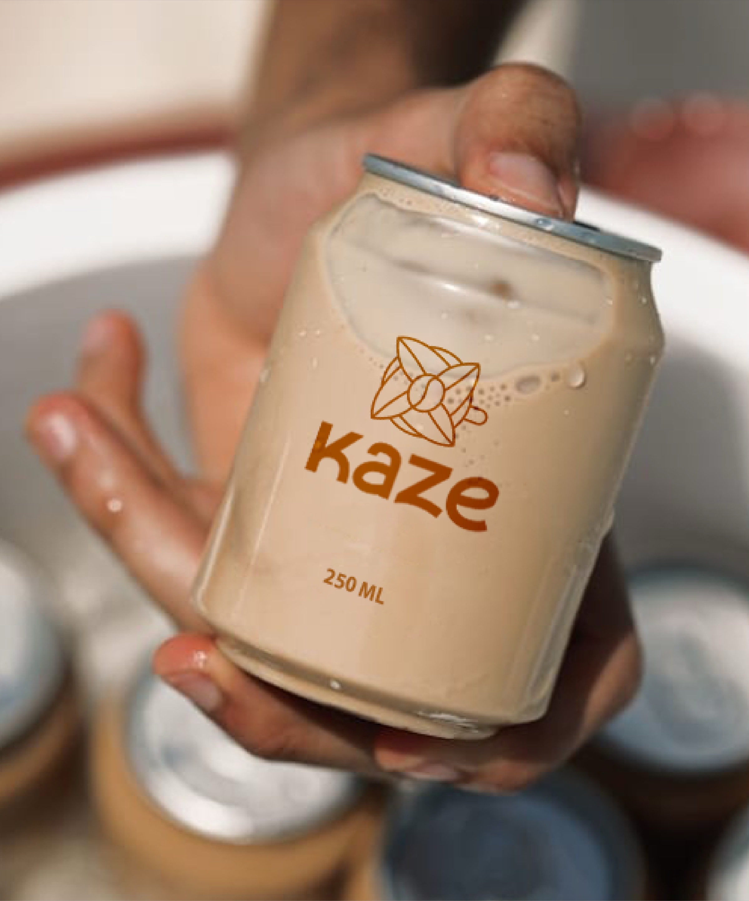 Kaze Cafe loyalty card mockup