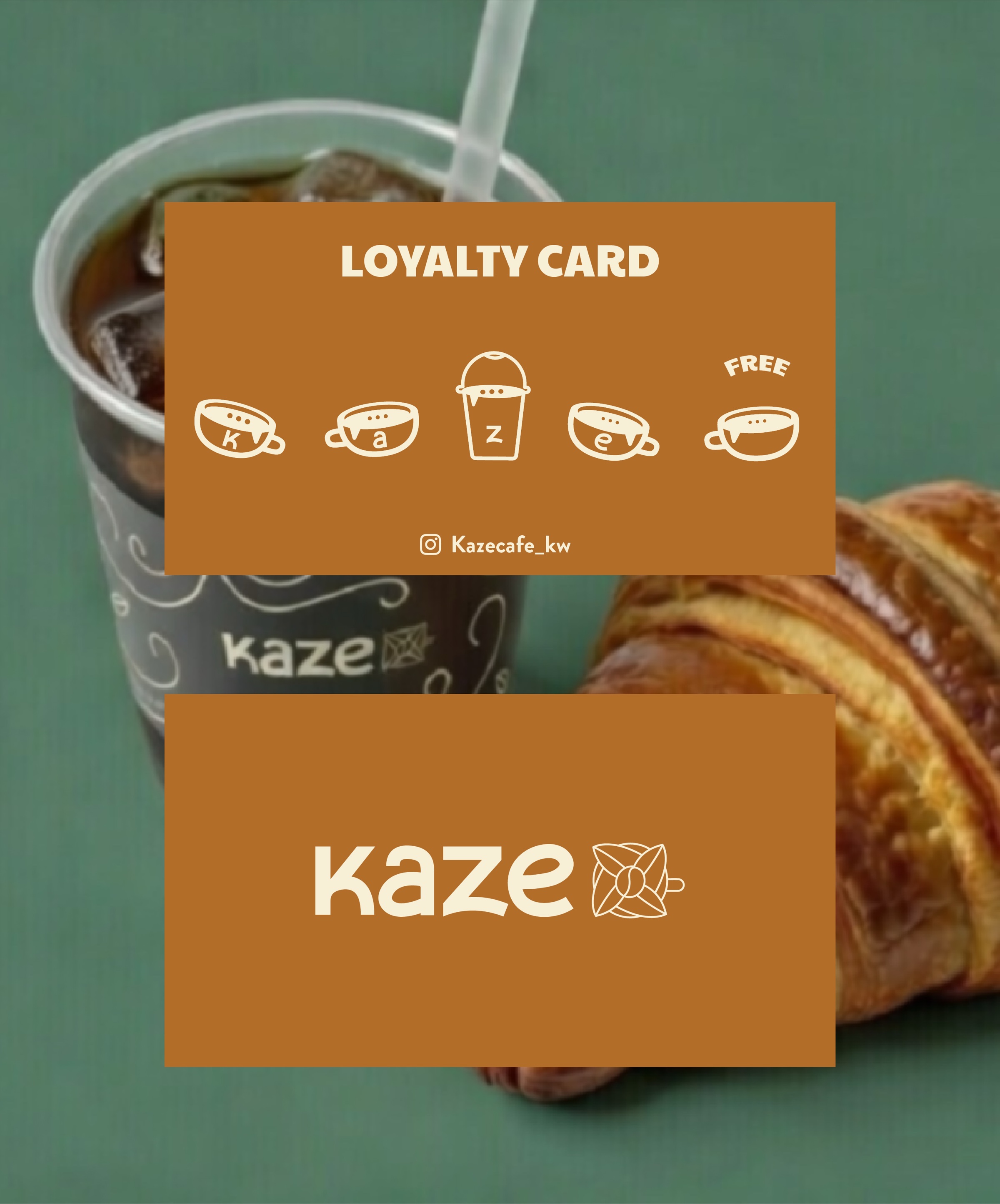 Kaze Cafe cup mockup
