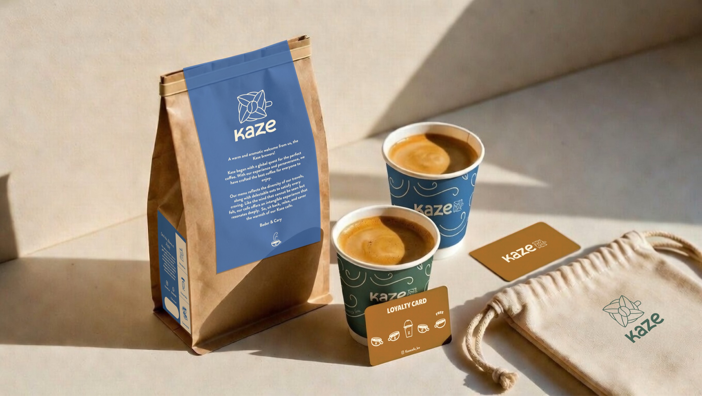 Kaze Cafe Brand Final Scene